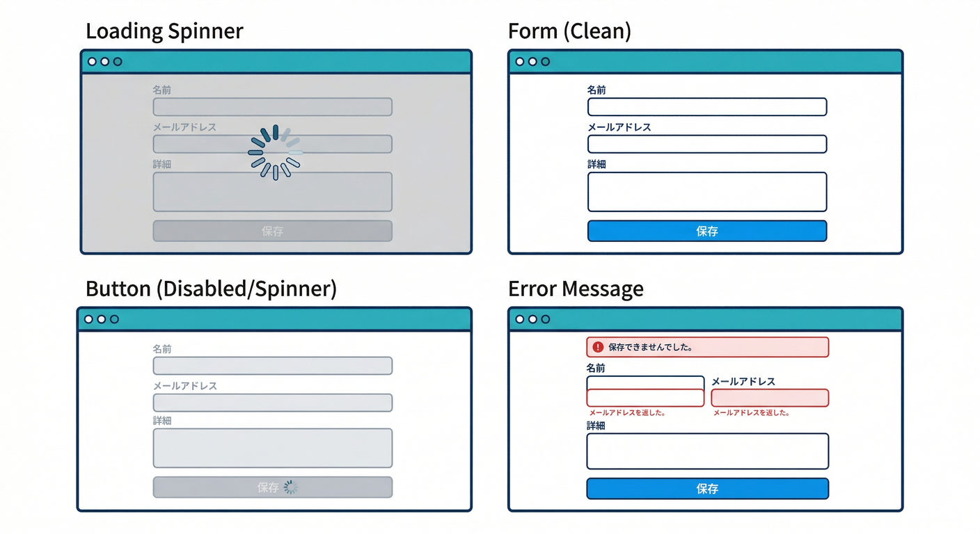 Detail Form UI States
