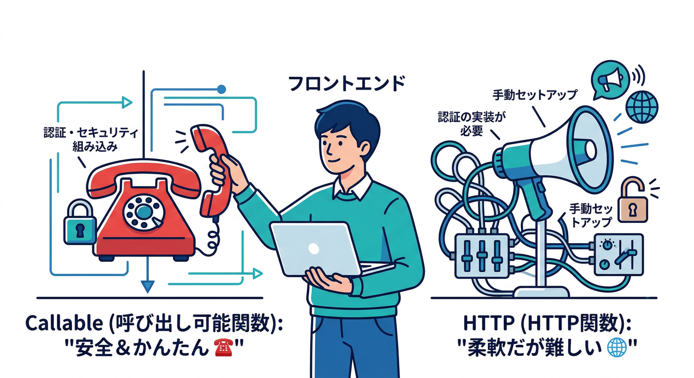 Callable vs HTTP Functions