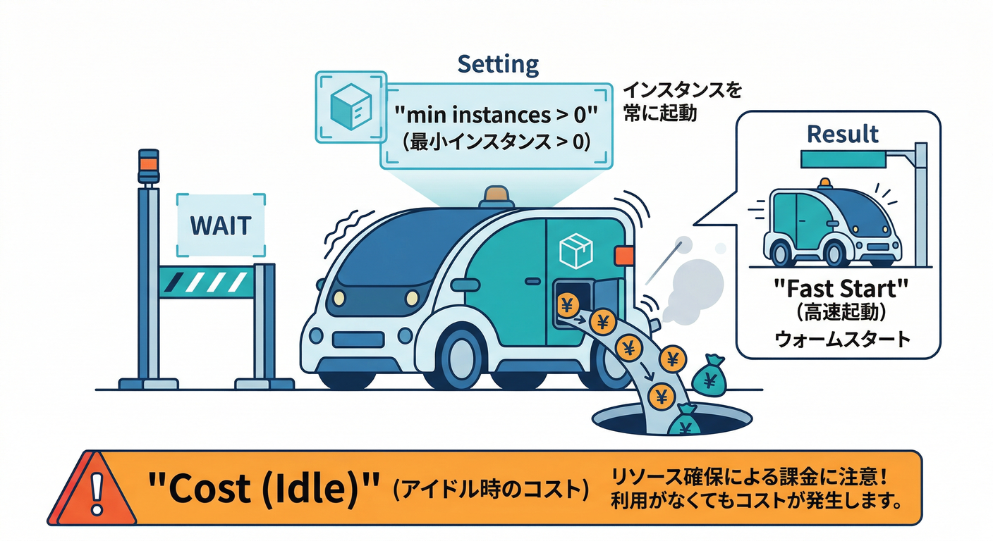 Min Instances Cost Warning