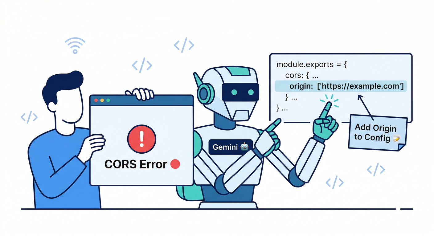AI Debugging CORS