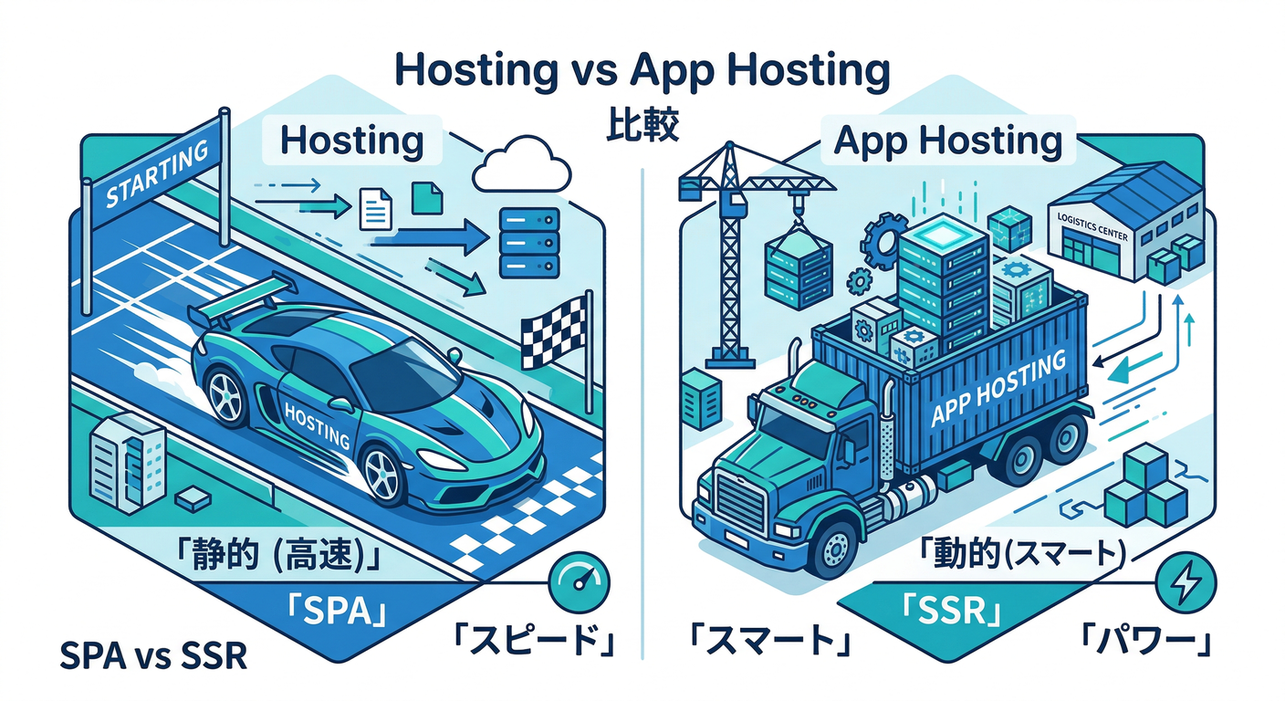 Hosting vs App Hosting