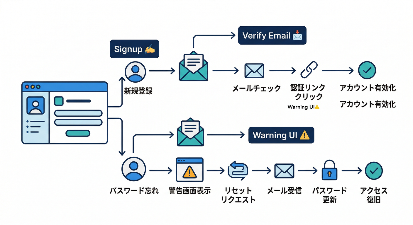 Email Verification &amp; Reset
