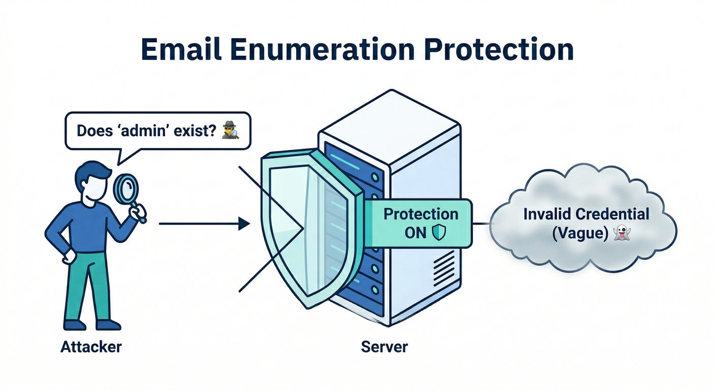 Email Enumeration Protection