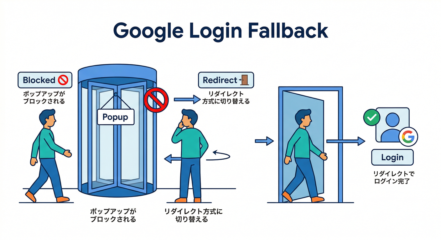 Google Login Fallback