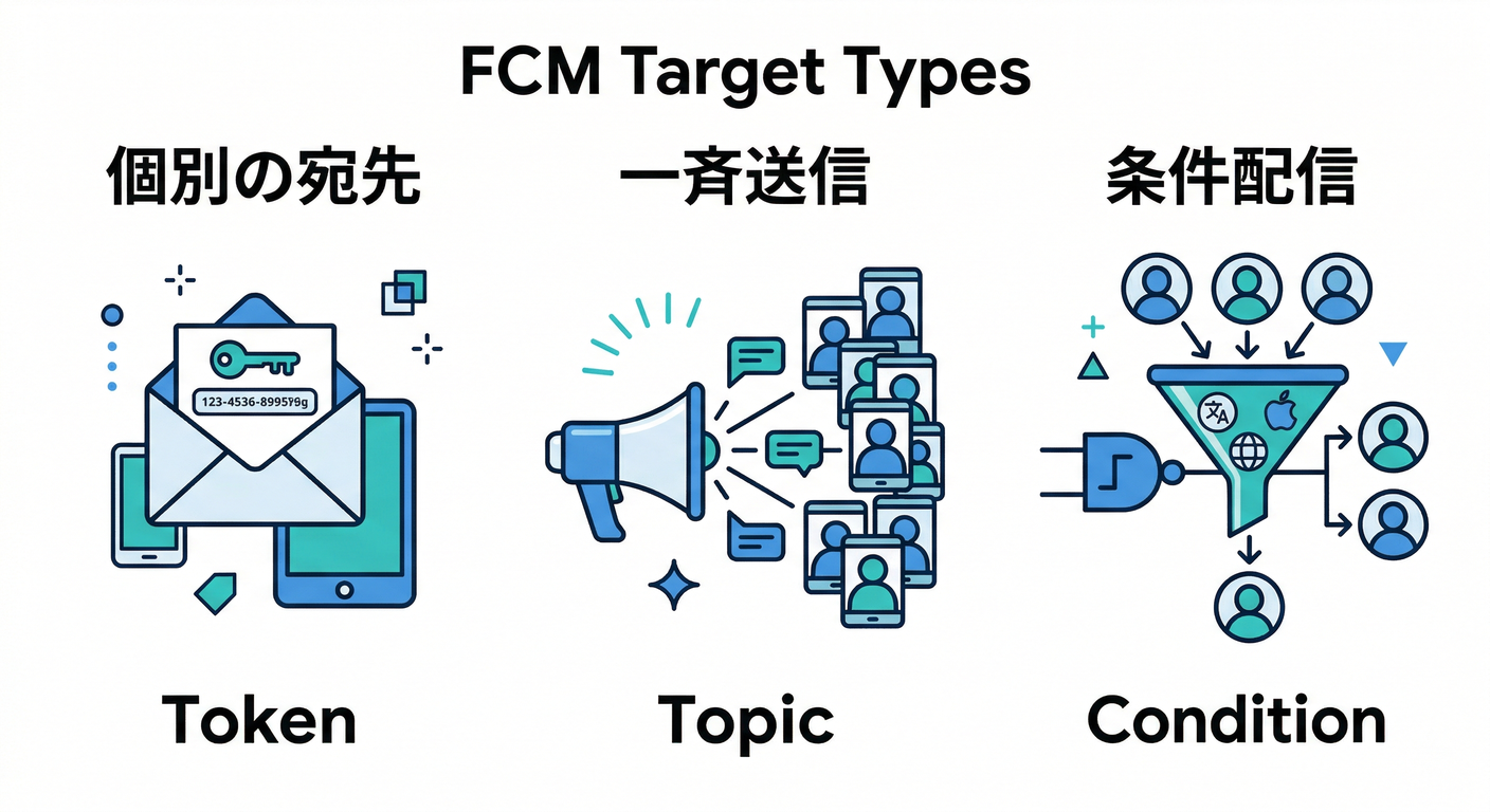 FCM Target Types