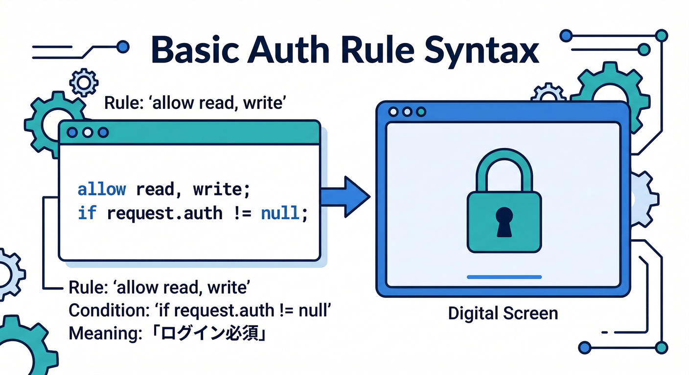 Basic Auth Rule Syntax
