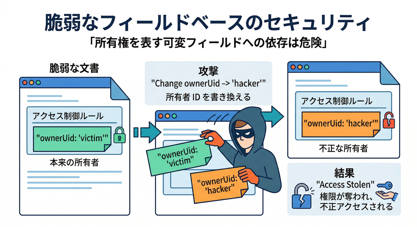 Vulnerable Field-Based Security