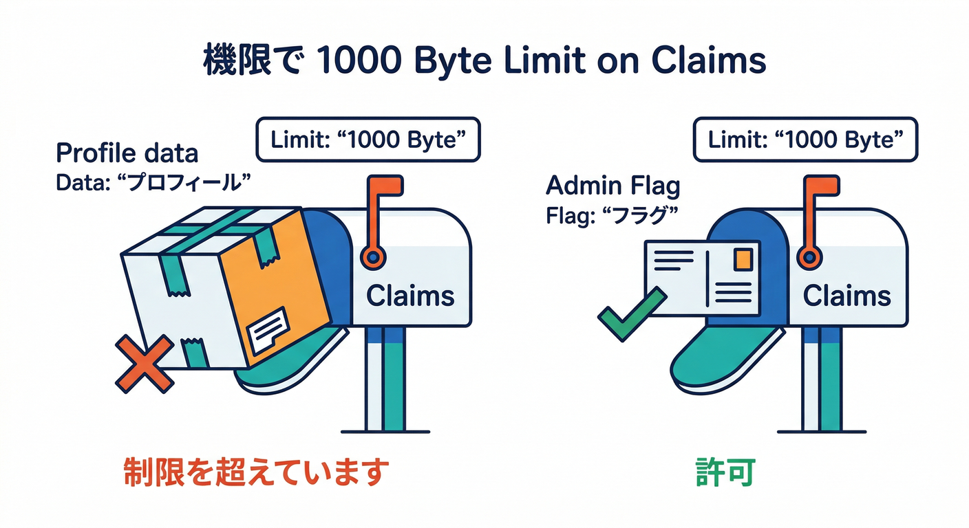 1000 Byte Limit on Claims.