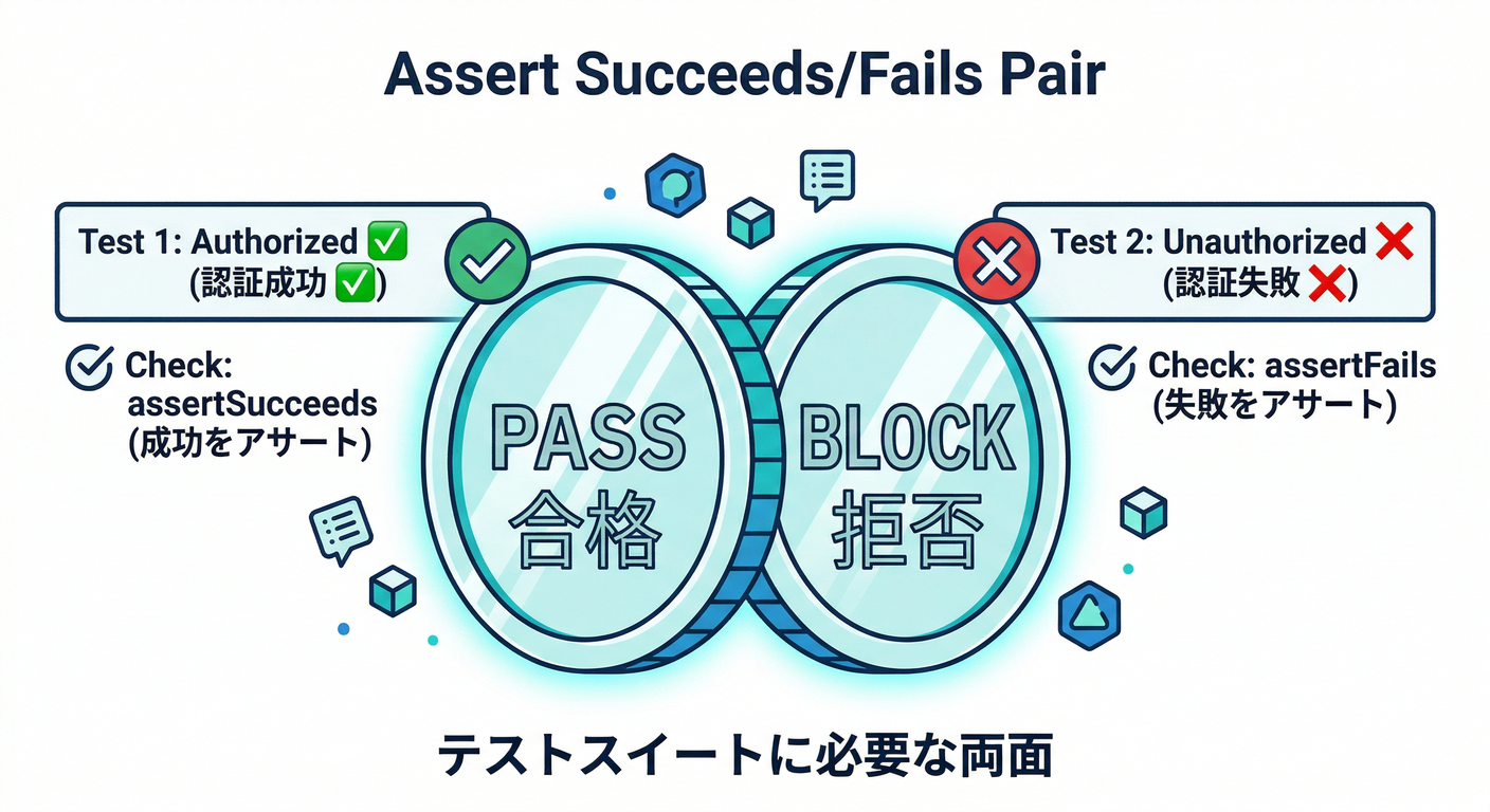 Assert Succeeds/Fails Pair