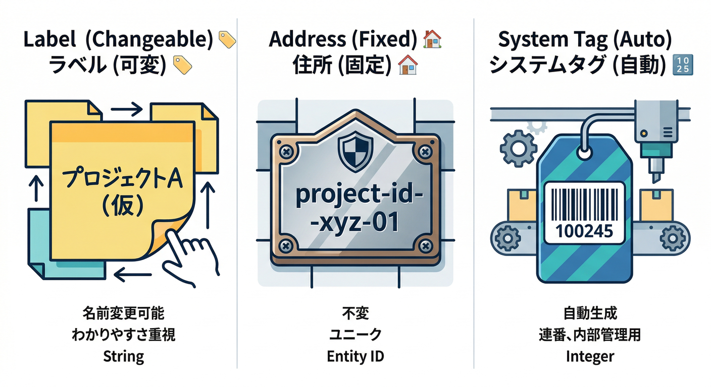 Project Name vs ID vs Number