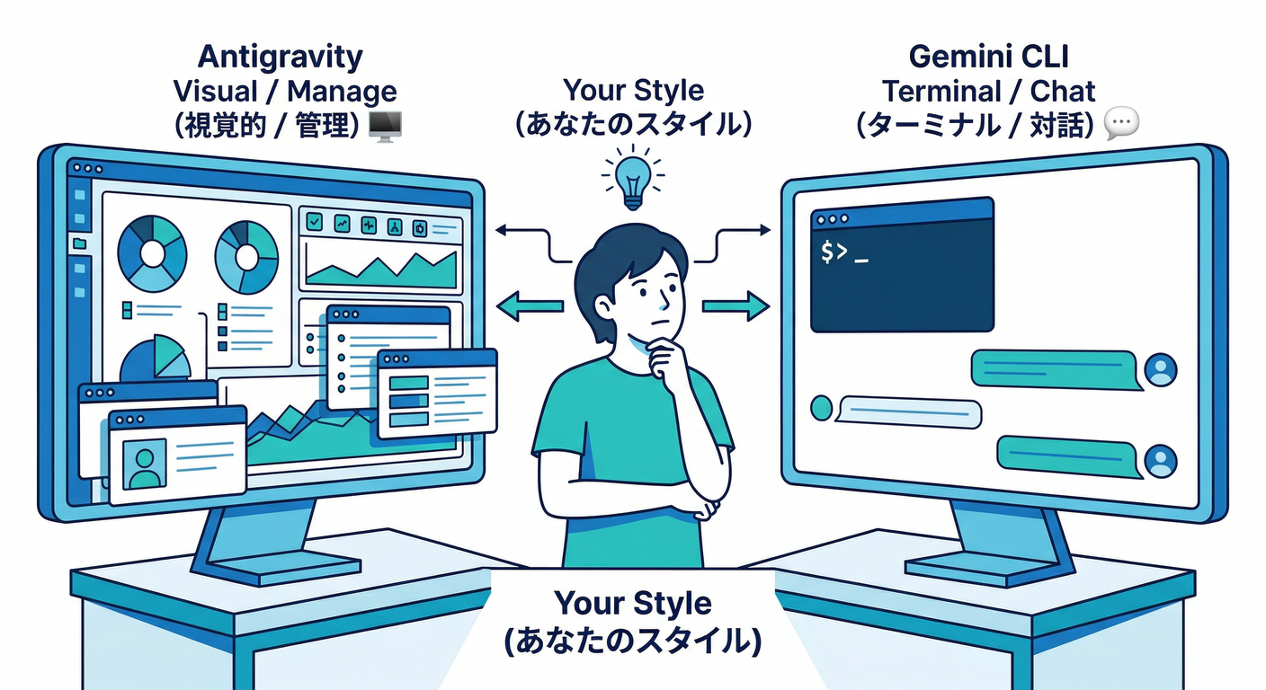 Antigravity vs Gemini CLI